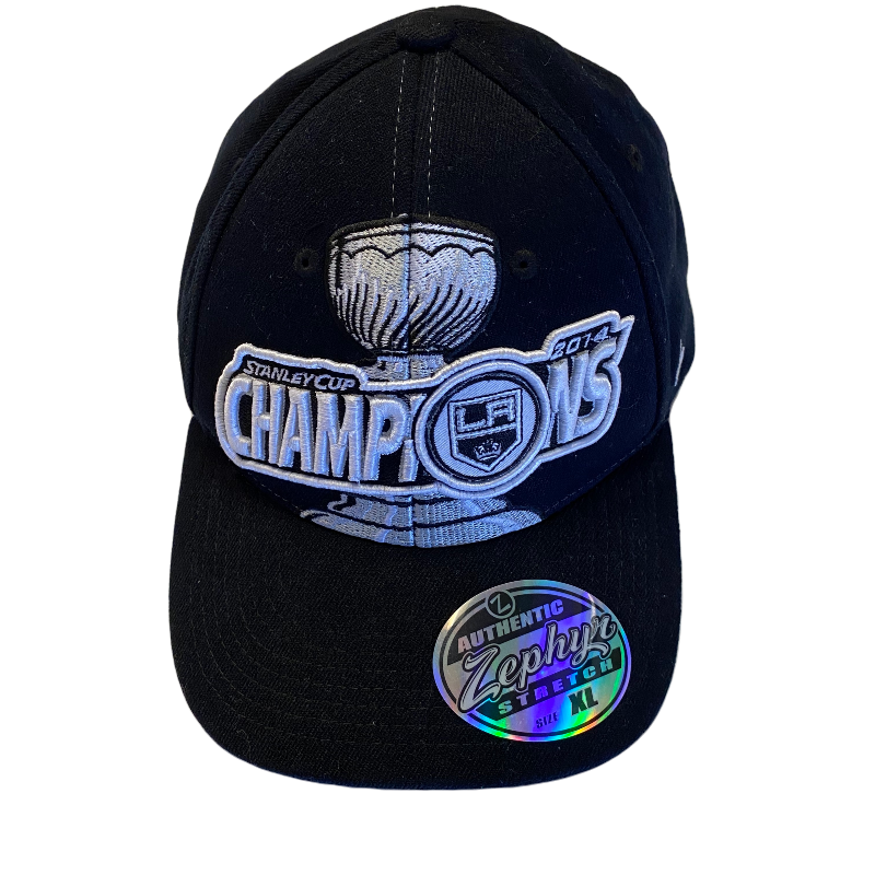LA Kings 2014 Stanley Cup Champions Zephyr Stretch XL Hat - LA REED FAN SHOP