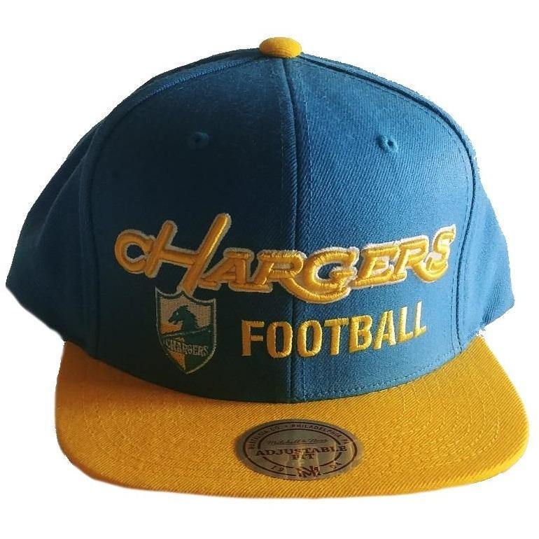 Los Angeles Chargers Football Mitchell & Ness Hat - LA REED FAN SHOP