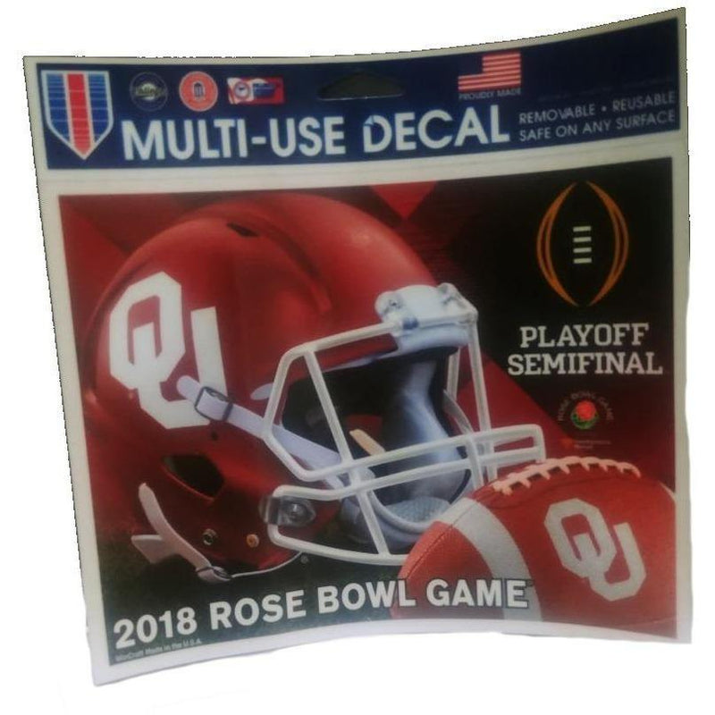 2018 Rose Bowl Oklahoma Sooners Multi-Use Decal - LA REED FAN SHOP