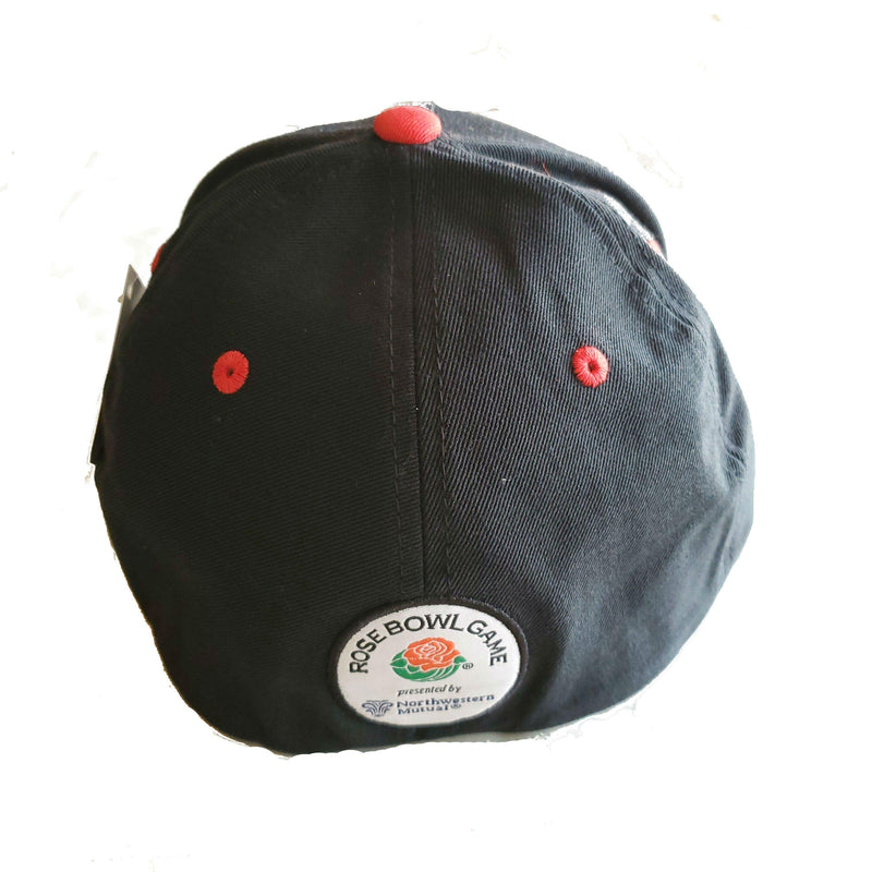 2020 Rose Bowl Wisconsin Badgers Black Fitted Hat - LA REED FAN SHOP