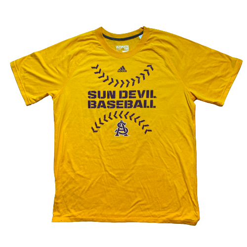 Arizona State Sun Devils Yellow Adidas Shirt