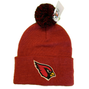 Arizona Cardinals Pom Pom Knit Beanie - LA REED FAN SHOP