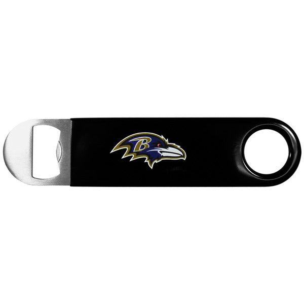 Baltimore Ravens Long Neck Vinyl Bottle Opener 7" Steel