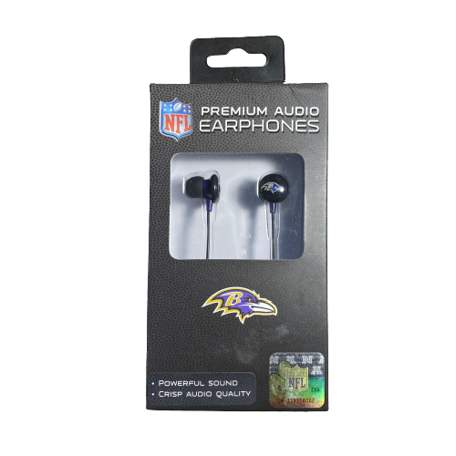 Baltimore Ravens Premium Audio Earphones
