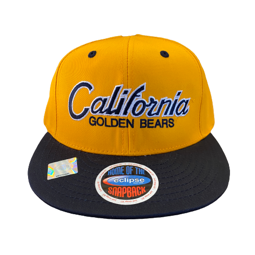 CAL Bears Eclipse Script Vintage Yellow Hat