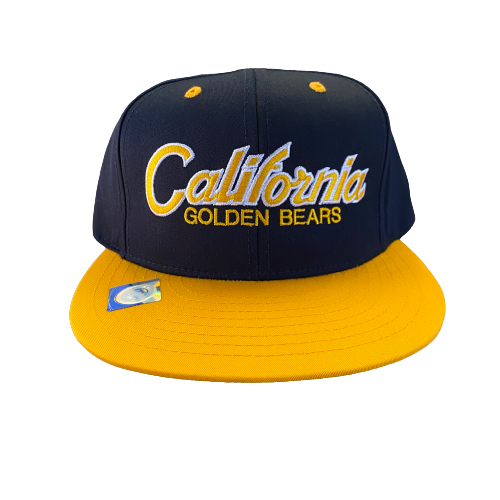 CAL Bears Eclipse Script Navy Vintage Hat