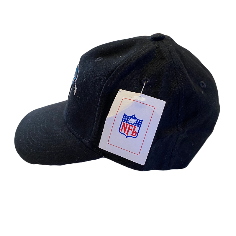 Carolina Panthers Black Adjustable  Hat - LA REED FAN SHOP