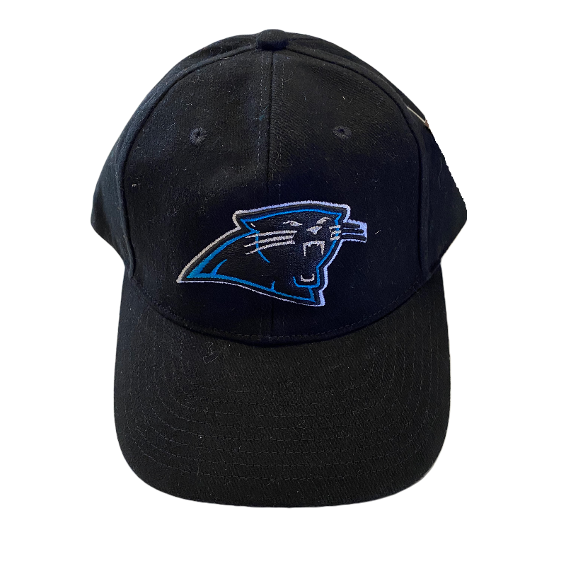 Carolina Panthers Black Adjustable  Hat - LA REED FAN SHOP