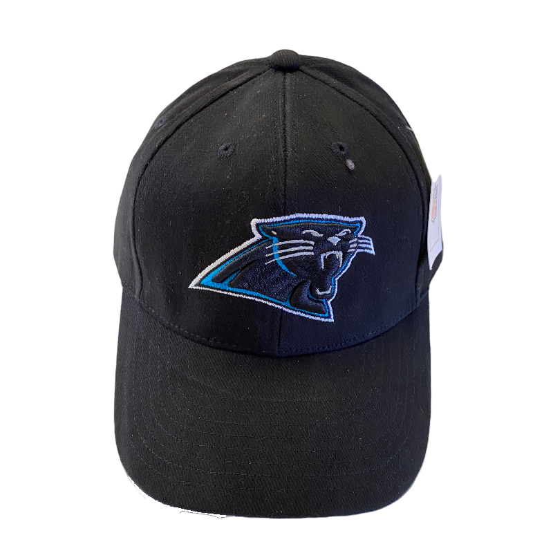Carolina Panthers Black Adjustable Hat - LA REED FAN SHOP
