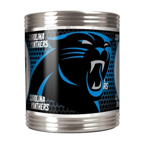 Carolina Panthers Stainless Steel Can Holder with Metallic Graphics