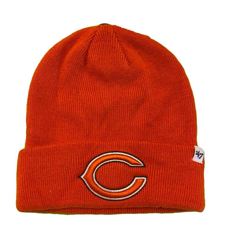 Chicago Bears '47 Brand Orange Knit Beanie - LA REED FAN SHOP