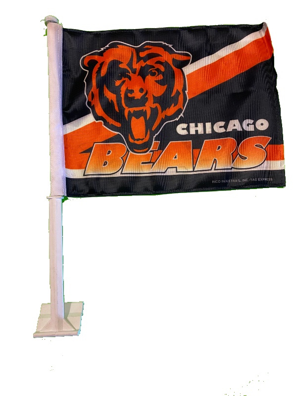 Chicago Bears Car Flag - LA REED FAN SHOP