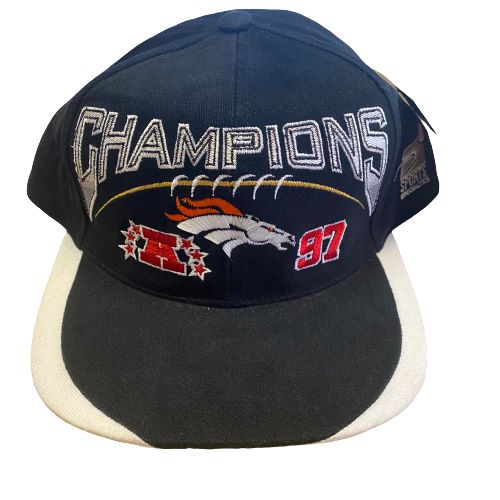 Denver Broncos 1997 Champions Adjustable Hat Vintage