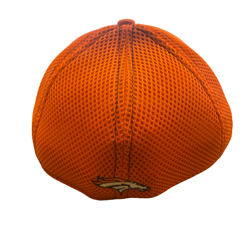 Denver Broncos New Era Flex Fit Orange Hat Small Medium