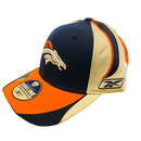 Denver Broncos Reebok Sideline Navy White Hat