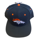 Denver Broncos Team NFL Black Flat Bill Hat