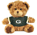 Green Bay Packers Seated T-Shirt Tan Plush  10" Teddy Bear