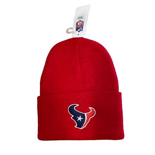 Houston Texans Red Knit Beanie - LA REED FAN SHOP