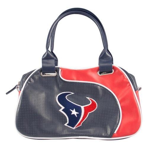 Houston Texans Perfect Bowler Womens Purse NFL Football Licensed Handbag - LA REED FAN SHOP