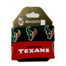 Houston Texans 2-Pack Rubber Bracelets - LA REED FAN SHOP