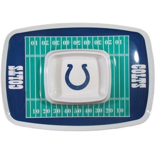 Indianapolis Colts NFL Chip Dip Party Tray, Tailgating Officially Licensed