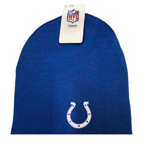 Indianapolis Colts Cuffless Blue Beanie