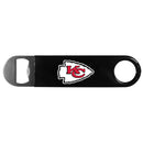 Kansas City Chiefs Long Neck Vinyl Bottle Opener 7" Steel