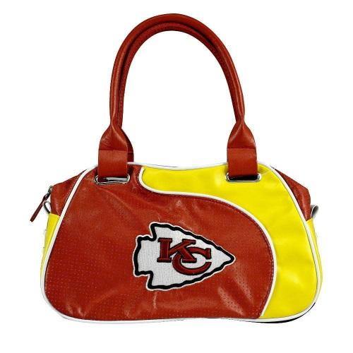 Kansas City Chiefs Women Per-fect Bowler Bag Purse - LA REED FAN SHOP