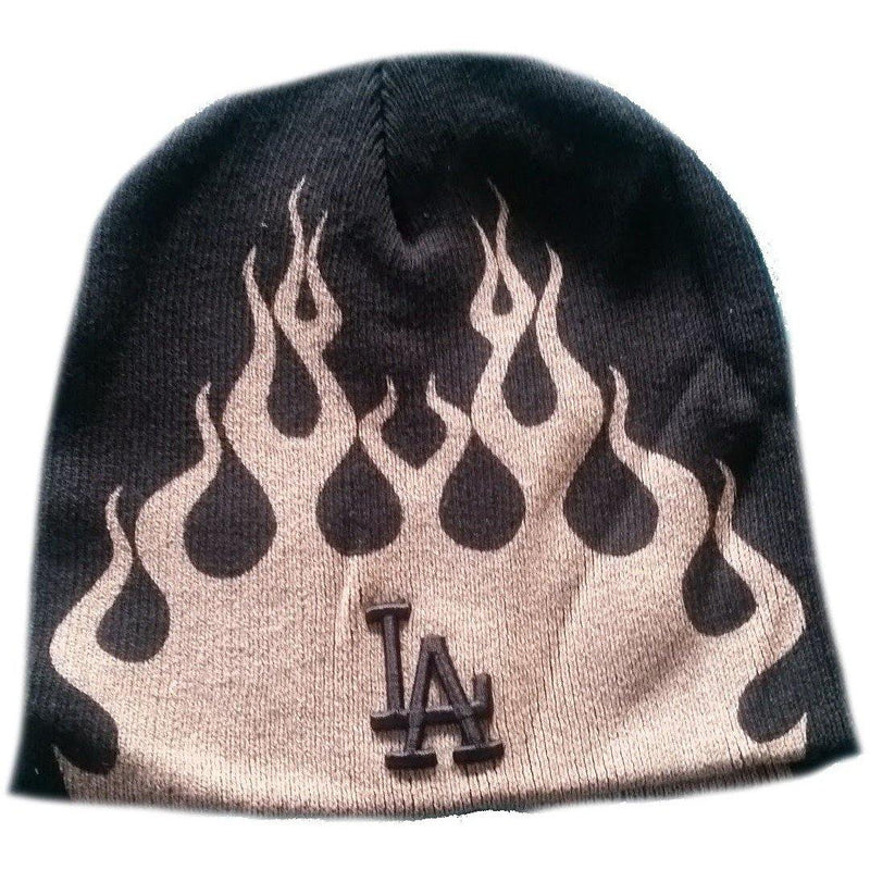 Los Angeles Dodgers Beanie with flame - LA REED FAN SHOP