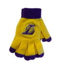 Los Angeles Lakers Texting Tips Gloves - LA REED FAN SHOP
