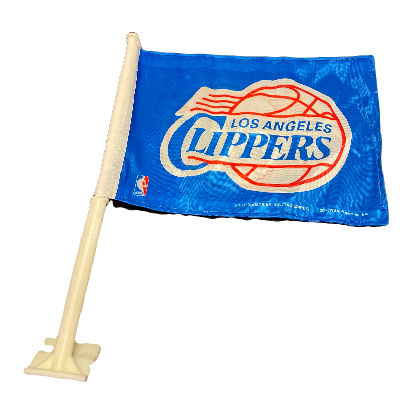 Los Angeles Clippers Car Flag - LA REED FAN SHOP