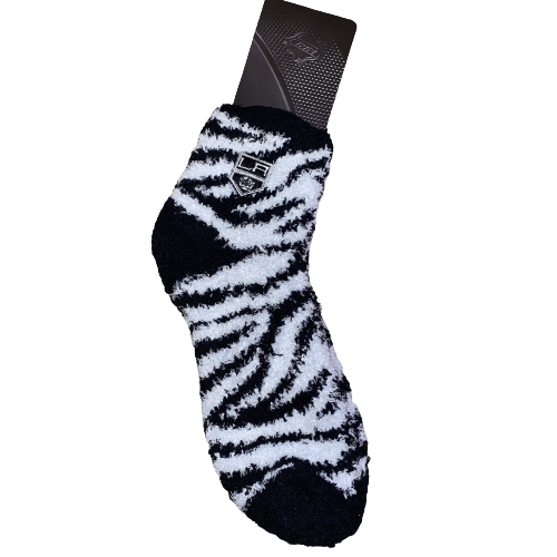 Los Angeles Kings Zebra Stripe Socks - LA REED FAN SHOP