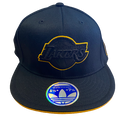 Los Angeles Lakers Fitted Hat 6 7/8 to 7 1/4 - LA REED FAN SHOP