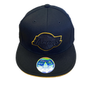 Los Angeles Lakers Fitted Hat 6 7/8 to 7 1/4 - LA REED FAN SHOP