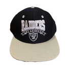 Los Angeles Raiders Black and Gray Reebok Snapback Hat - LA REED FAN SHOP