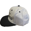 Los Angeles Raiders Flat Visor White and Black Reebok Hat - LA REED FAN SHOP