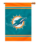 Miami Dolphins 28" x 40" Vertical One Sided Banner