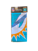 Miami Dolphins 28" x 40" Vertical One Sided Banner