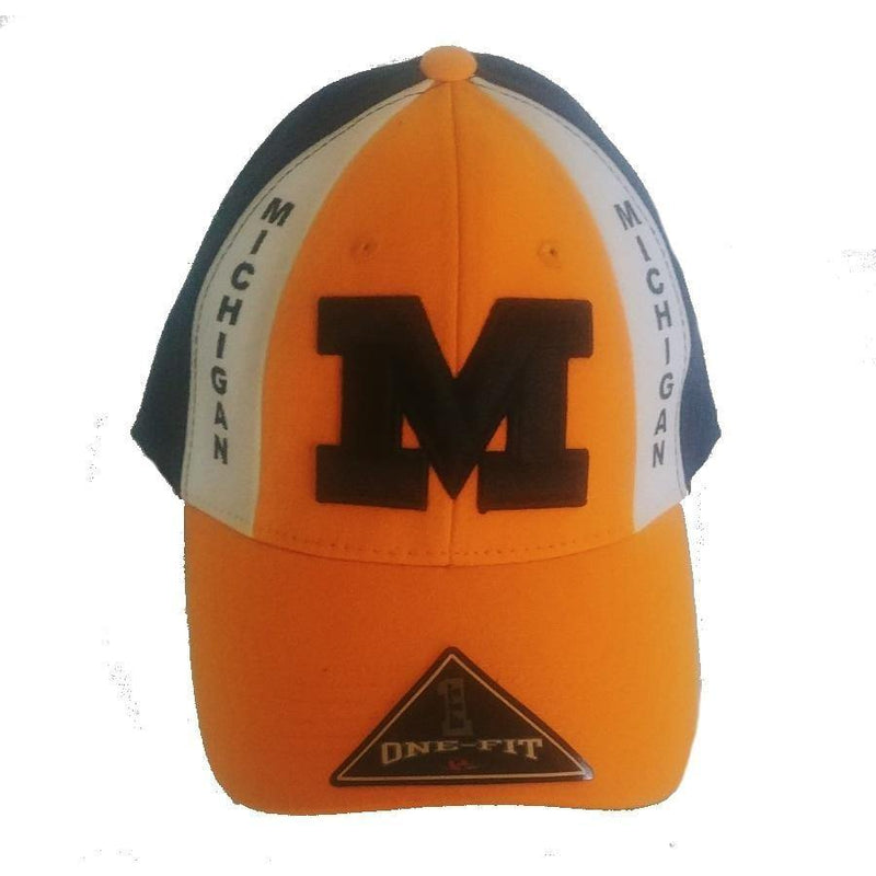 Michigan Wolverines Top of the World Fitted Hat - LA REED FAN SHOP