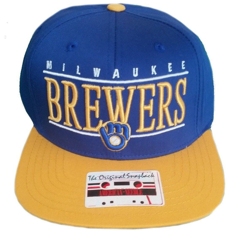 Milwaukee Brewers Snapback Hat - LA REED FAN SHOP