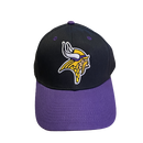 Minnesota Vikings Black and Purple Reebok Hat NFL - LA REED FAN SHOP