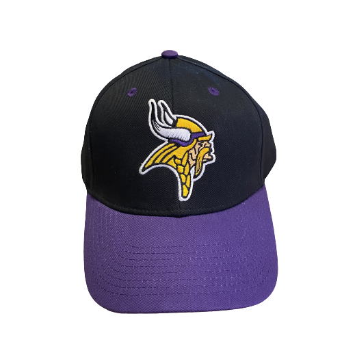 Minnesota Vikings Black and Purple Reebok Hat NFL - LA REED FAN SHOP