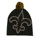 New Orleans Saints Pom Pom Beanie - LA REED FAN SHOP