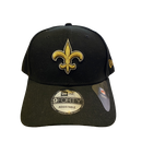 New Orleans Saints New Era Black 9Forty Hat - LA REED FAN SHOP