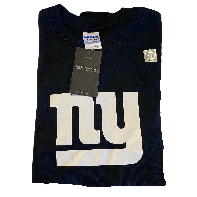 New York Giants Black T-Shirt - LA REED FAN SHOP