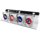 New York Giants 4 Piece Shot Glass Set 2OZ Each