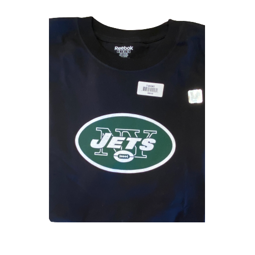 New York Jets Reebok Short Sleeve Black Shirt