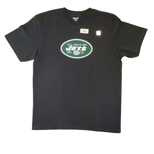 New York Jets Reebok Short Sleeve Black Shirt