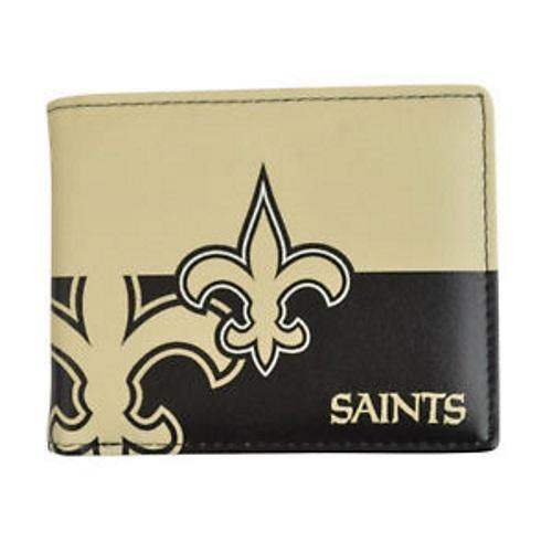 New Orleans Saints Men's Bi-Fold Wallet - LA REED FAN SHOP