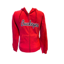 Ohio Buckeyes Red Zip Up Hoodie